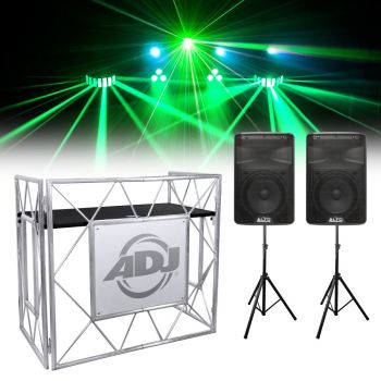 Mobile DJ Lighting, Stand and Speaker Bundle
