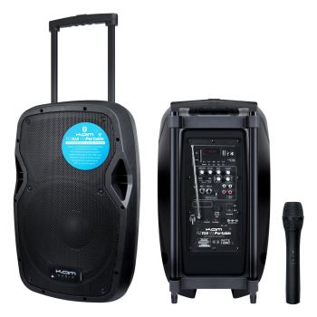 Kam RZ10ABT 10-Inch Portable Loudspeaker with Bluetooth