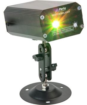 Party Light and Sound Mini Firefly Laser with Gobo