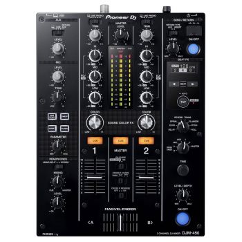 Pioneer DJ DJM-450 2-Channel DJ Mixer with FX