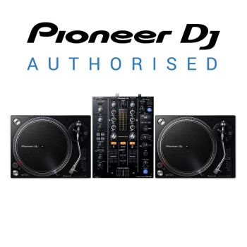Pioneer DJ PLX-500 and DJM-450 DJ Turntable Package
