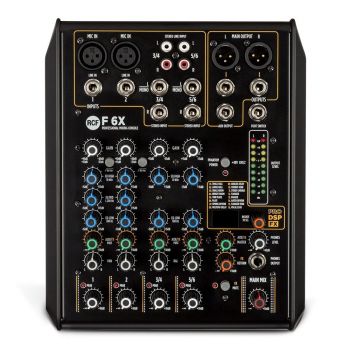 RCF F 6X 6-Channel Mixer with Multi-FX effects main image
